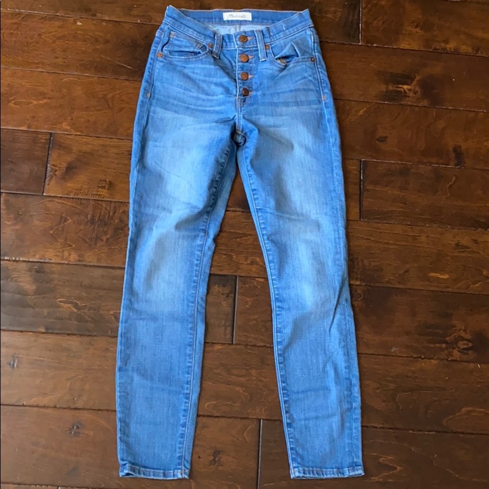 Madewell 9” High Riser Skinny Cropped Jeans